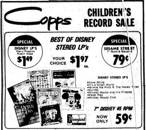 Wisconsin State Journal toy ads: 1970s